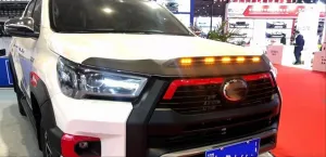 Toyota Hilux Uyumlu Revo İçin Ledli Kaput Rüzgârlığı - Görsel 4
