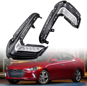 Hyundai Elantra Uyumlu 2016-2018 Sis Ledi (Style-Style Plus) - Görsel 2