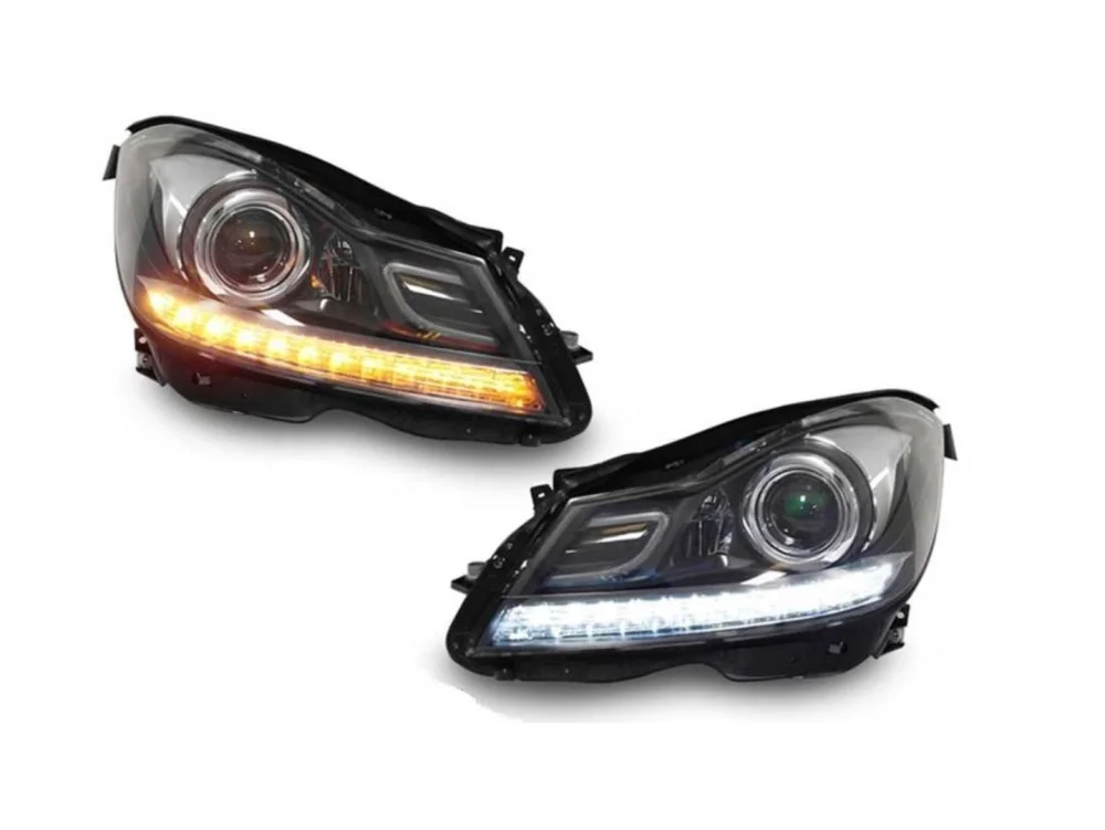 Drs Tuning Mercedes W204 Uyumlu C Serisi (Makyajlı Kasa İçin) LED Far