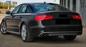 Audi A6 Uyumlu 2012-2015 S6 Difüzör - (Standart Tampon İçin) - Görsel 4