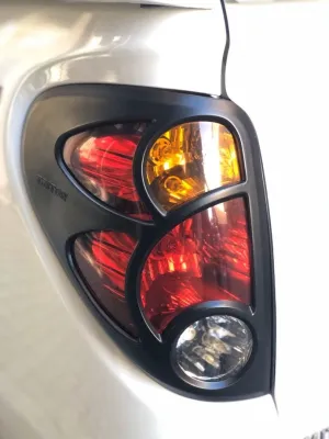Mitsubishi L200 Uyumlu 2008-2014 Stop Çerçeve Kaplama Siyah thumb 4