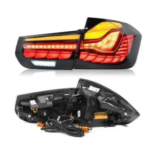 Bmw 3 Uyumlu Serisi F30 Dragon LED Stop Dinamik Animasyonlu Smoke (Şeffaf) thumb 2