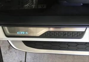 Honda Cr-V Uyumlu 2018-2019 Kapı Eşigi Nikelajı Mavi - Görsel 2