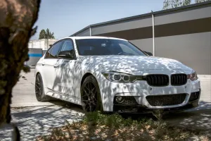 Drs Tuning Bmw 3 Uyumlu Serisi F30 2012-2018 M Sport Ön Lıp - Piano Black (3 Parça) - Görsel 3