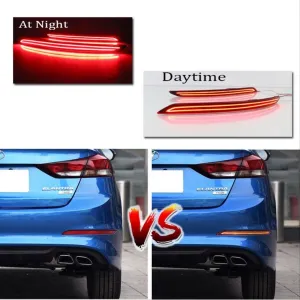 Hyundai Elantra Uyumlu 2017+ Arka Sis Ledi - Görsel 2