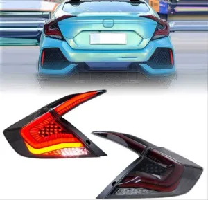 Honda Civic Uyumlu Fc5 2016-2020 Omurga LED Stop Transparan - Görsel 4