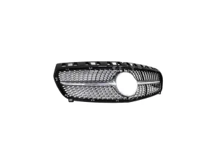 Mercedes W117 Uyumlu (2016-2018) Cla Diamond Panjur - Gri thumb 1