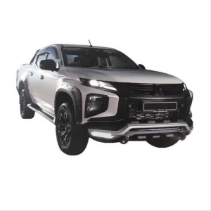 Mitsubishi L200 Uyumlu 2019-2023 Ön Tampon Koruma (Ledli) - Görsel 3