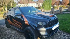 Ford Ranger Uyumlu T6 (2012-2015) Kaput Üst Koruma thumb 3