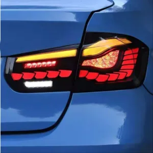 Bmw 3 Uyumlu Serisi F30 Dragon LED Stop Dinamik Animasyonlu - Kırmızı thumb 3