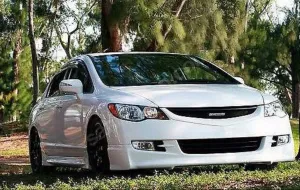 Honda Civic Uyumlu Fd6 2006-2010 Ön Tampon Ek Mugen (Makyajsız) thumb 4