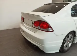 Honda Civic Uyumlu Fd6 2006-2011 Arka Tampon Ek Mugen thumb 3