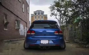 Volkswagen Golf Uyumlu 6 2009-2012 R20 Arka Tampon - Görsel 4