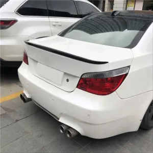 BMW 5 Serisi 2005-2010 (E60) Bagaj Spoiler - Piano Black (Parlak Siyah) thumb 3