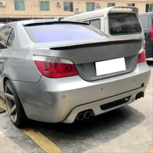 BMW 5 Serisi 2005-2010 (E60) Bagaj Spoiler - Piano Black (Parlak Siyah) thumb 4