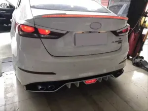 Hyundai Elantra Uyumlu 2014-2018 LED Spoiler (Boyasız) thumb 3