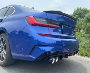 Bmw 3 Uyumlu Serisi 2019+ G20 LED Spoiler (Piano Black) thumb 4