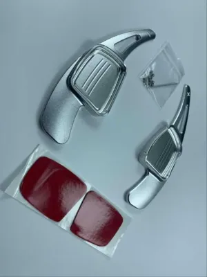 Audi A3 Uyumlu 2017+ A4 2017+ Audi A5 2017+ Paddle Shift - Silver (F1 Vites Kulakçık) - Görsel 2