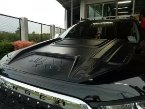 Ford Ranger Uyumlu 2012+ Kaput Üst Koruma Geniş Model thumb 3