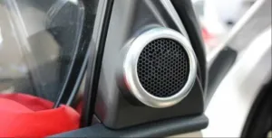Toyota Corolla Uyumlu 2014-2018 Tweeter Halka Kaplama Silver - Görsel 3