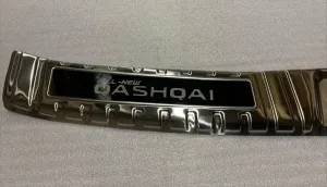 Nissan Qashqai Uyumlu 2016-2018 Bagaj Eşik Koruma - Krom - Görsel 3