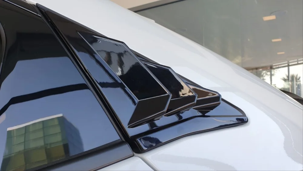 Honda Civic Uyumlu Fk7 2016-2020 Hatchback Kelebek Kaplama Piano Black