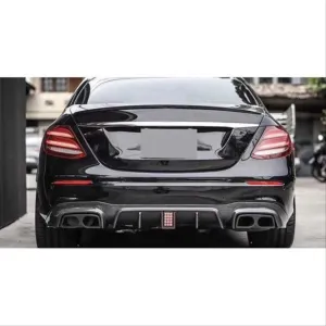 Mercedes W213 Uyumlu Custom Difüzör & Egzoz Seti (Amg Sedan) 2017-2023 - Görsel 4