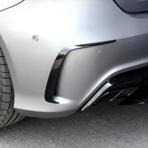Mercedes W176 Uyumlu 2016-2018 A Serisi A45 Arka Tampon Çıtaları - Görsel 2