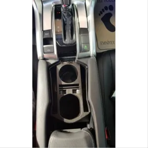 Honda Civic Uyumlu Fc5 2016-2020 USB Portlu Orta Konsol Kutusu Siyah - Görsel 2