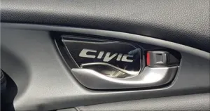 Honda Civic Uyumlu Fc5 2016-2020 İç Kapı Kolu İç Kaplama Füme thumb 2