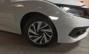 Honda Civic Uyumlu Fc5 2016-2020 Çamurluk Sinyali Beyaz thumb 3