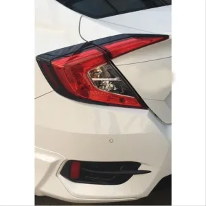 Honda Civic Uyumlu Fc5 2016-2021 Arka Stop Kaplama 4 Parça SiyahDRS Tuning kalitesiyle tanışın! Özel olarak Honda  model araçlar için üretilen bu ürün, otomobil