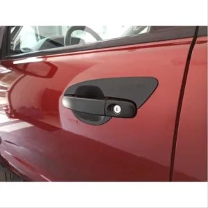 Ford Ranger Uyumlu 2015-2021 Dış Kapı Kolu Kaplama Siyah - Görsel 2