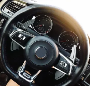 Volkswagen Golf Uyumlu 7 & Tiguan 2017+ Paddle Shift - Silver thumb 4