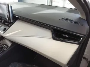 Toyota Corolla Uyumlu 2019+ Ön Hava Menfez Kaplama Karbon thumb 3