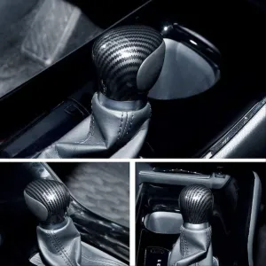 Toyota C-Hr Uyumlu 2016-2019 Vites Topuzu Kaplama - Karbon thumb 2
