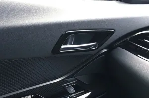 Toyota C-Hr Uyumlu 2016-2019 Kapı Kolçak Kaplama Titanyum Siyah - Görsel 2