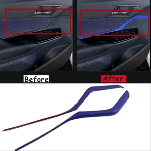Toyota C-Hr Uyumlu 2016-2019 Kapı Çıtası - Mavi thumb 3