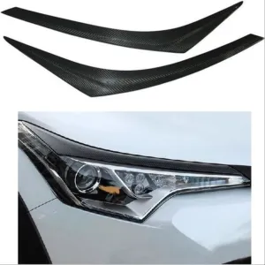 Toyota C-Hr Uyumlu 2016-2019 Far Kası - Karbon (2 Parça) thumb 2