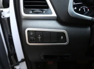 Hyundai Tucson Uyumlu 2015-2018 Kontrol Panel Kaplama - Silver (ABS) - Görsel 3