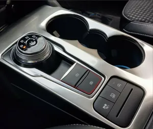 Ford Focus Uyumlu 2019-2021 Vites Çerçeve Kaplama - Titanyum Silver - Görsel 3