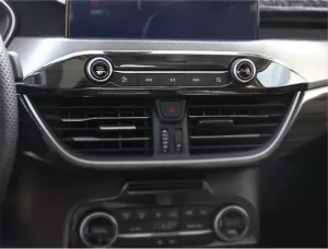 Ford Focus Uyumlu 2019+ Klima Panel Kaplama Titanyum Siyah - Görsel 2