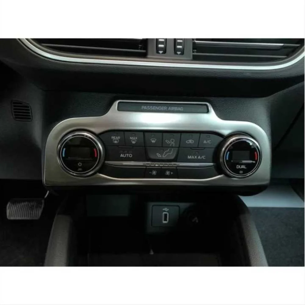 Drs Tuning Focus Uyumlu 2019+ Klima Panel Kaplama Silver(Paslanmaz Çelik),