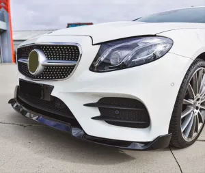 Mercedes-Benz W213(2016-2019) Uyumlu E Serisi Custom Ön Lıp - Piano Black (Parlak Siyah) - Görsel 2