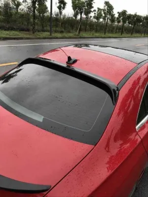 Mercedes W117 Uyumlu Cla (2013-2019) Cam Üstü Spoiler - Piano Black (Parlak Siyah) thumb 4
