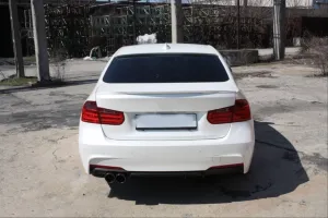 Bmw 3 Uyumlu Serisi F30 2012-2018 M Difüzör Sol Tek Çıkış Kalın - Piano Black thumb 3