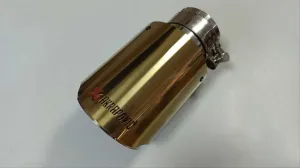 Akrapovıc Egzoz Uyumlu Altın SarısıDRS Tuning kalitesiyle tanışın! Özel olarak Universal  model araçlar için üretilen bu ürün, otomobilinizin hatlarına sportif 