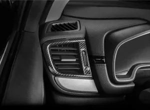 Honda Cr-V Uyumlu 2017+ Karbon Menfez Kaplama 2 Parça thumb 2
