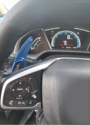 Honda Civic Uyumlu Fc5 2016-2020 Paddle Shift Mavi thumb 4
