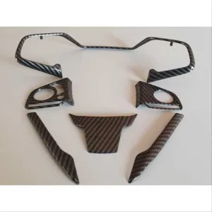 Honda Civic Uyumlu Fc5 2016-2020 Direksiyon Kaplama Karbon Full Set thumb 2